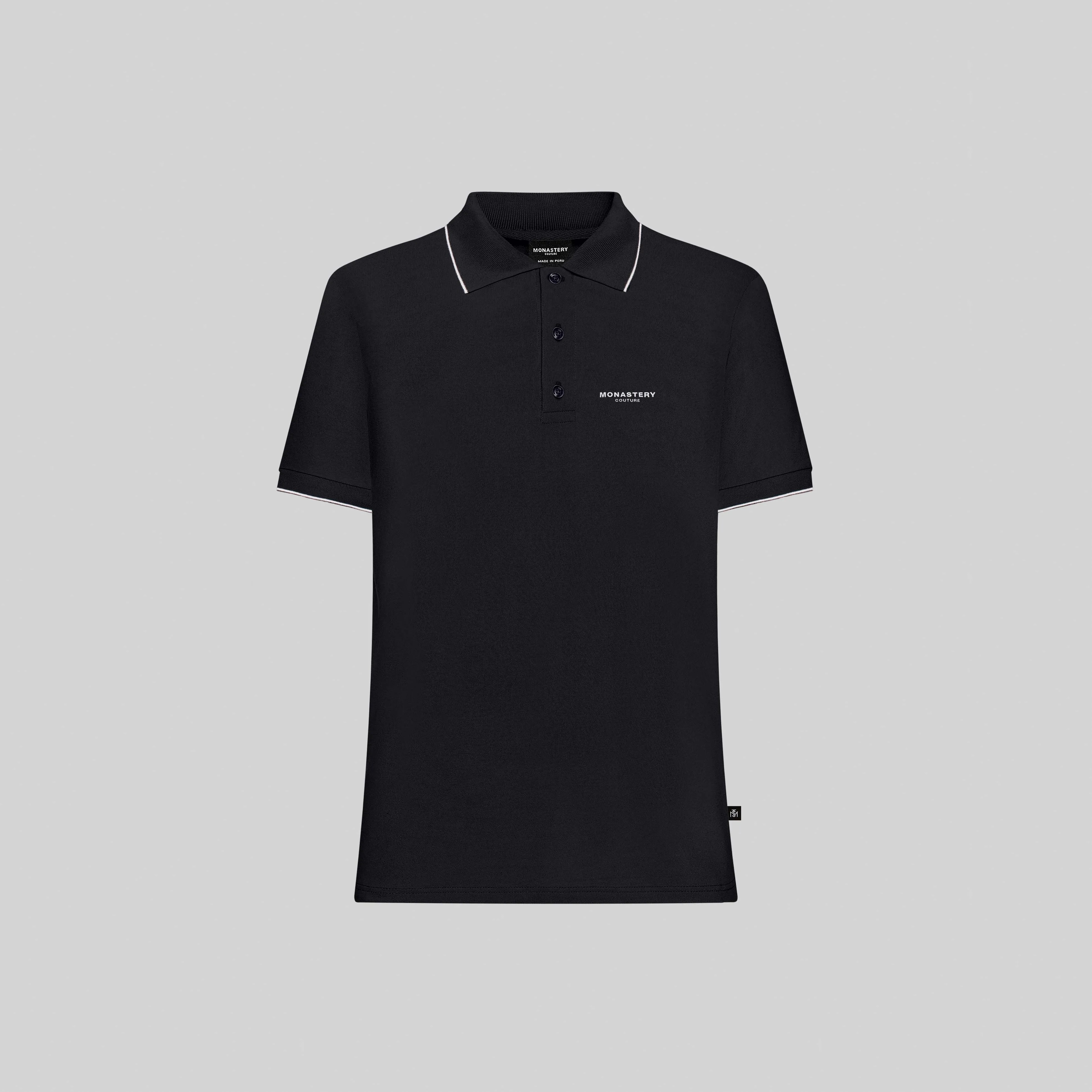 MATRA T-SHIRT  WOMEN POLO BLACK