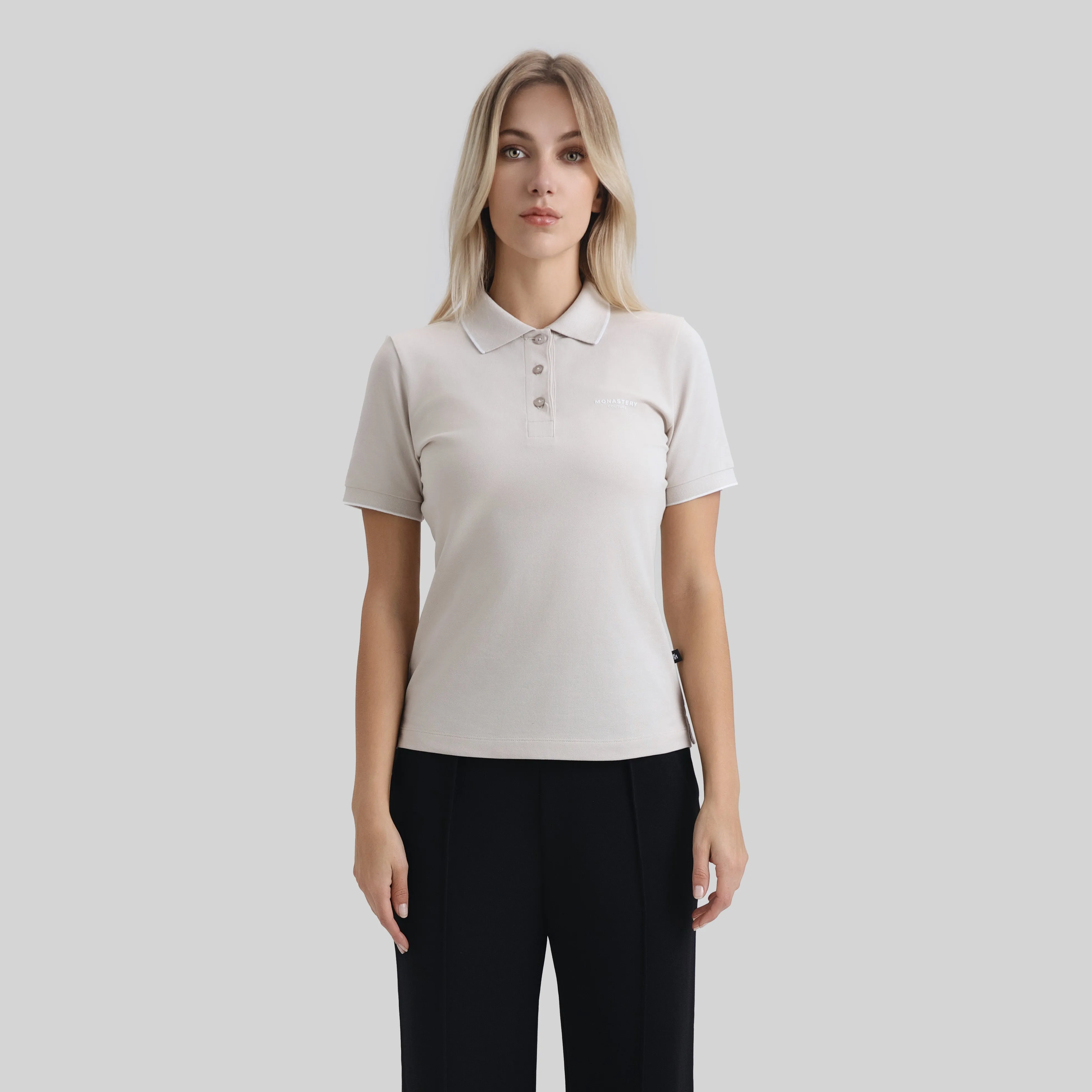 MATRA T-SHIRT WOMEN POLO MOONBEAM