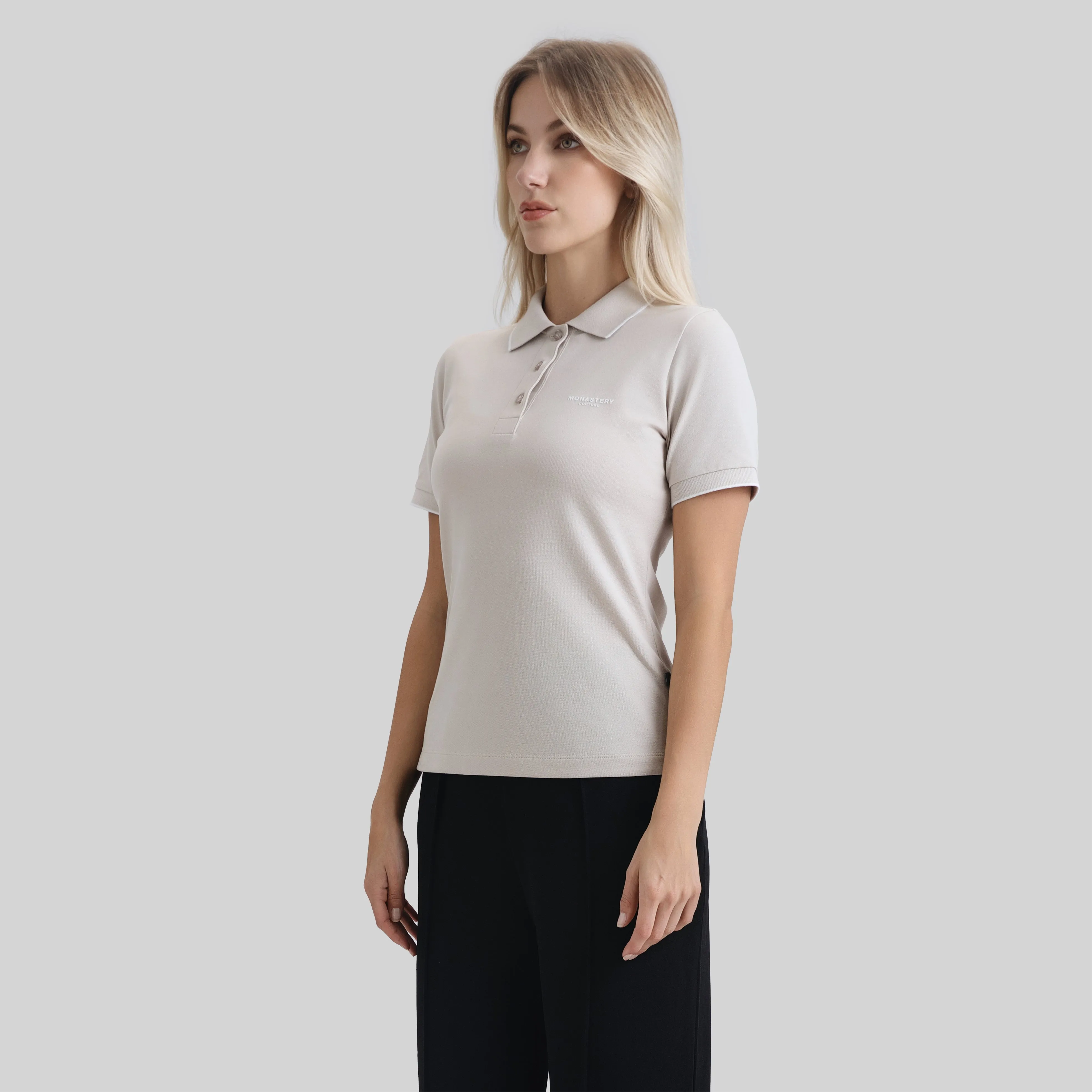 MATRA T-SHIRT WOMEN POLO MOONBEAM