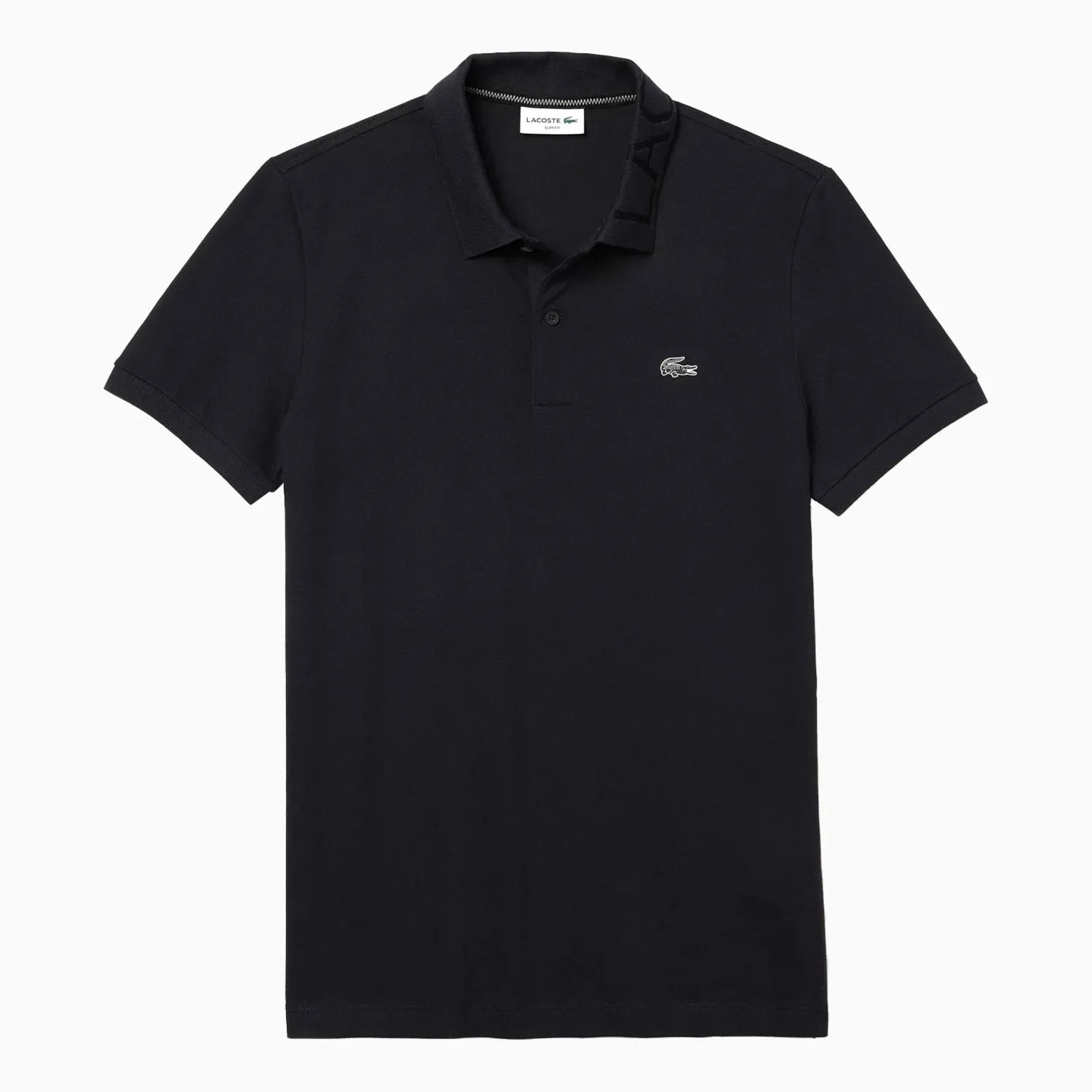 Men's Jacquard Signature Collar Stretch Polo Shirt