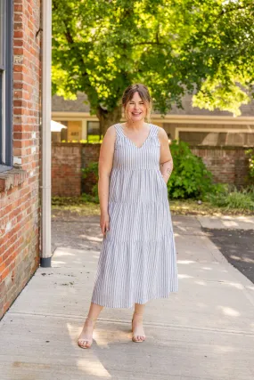 Meryl Sleeveless Tiered Maxi Dress