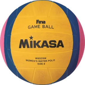 Mikasa W6009W Fina Official Womens Sz 4 Water Polo Ball