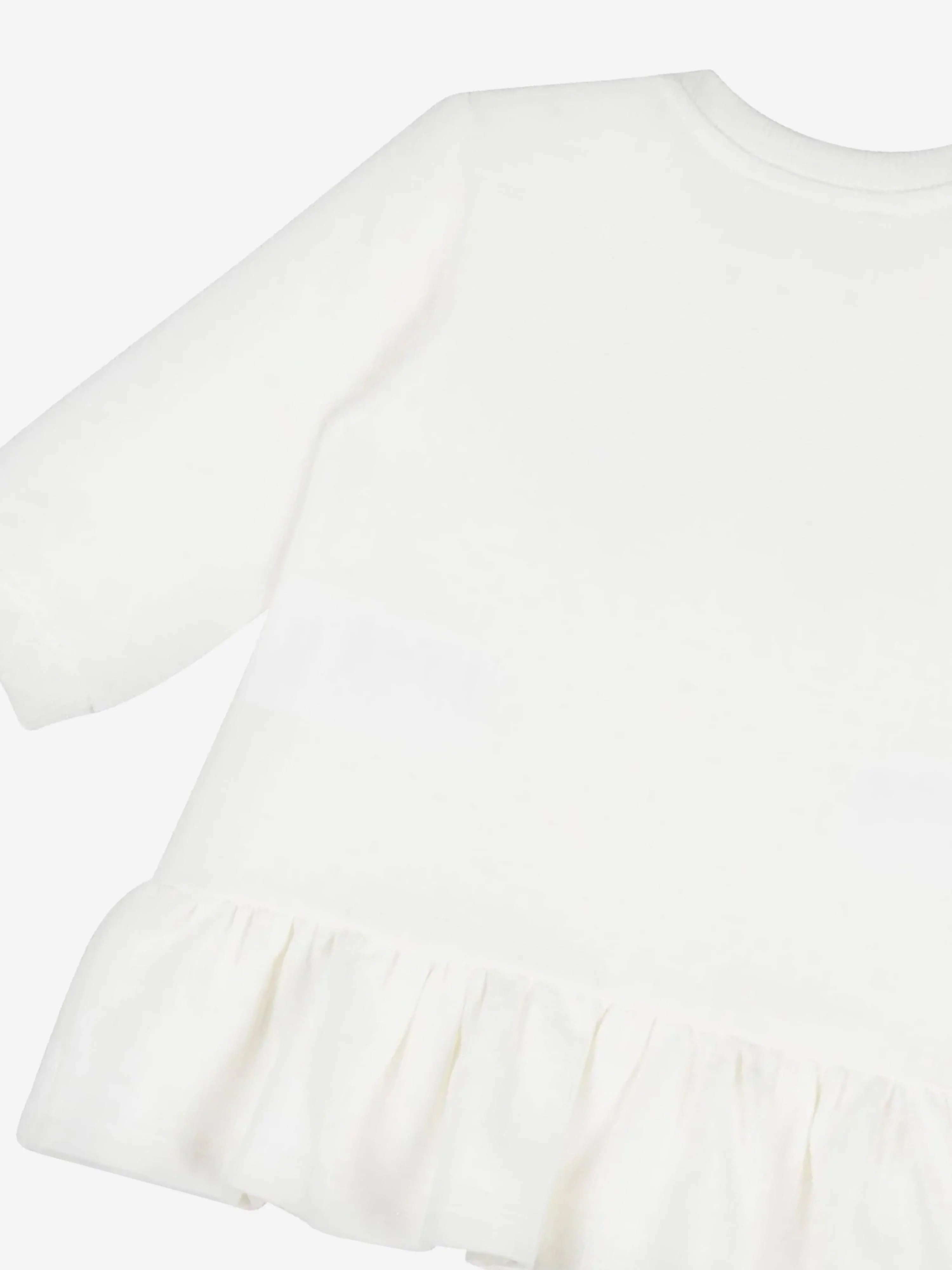 Moschino Baby Girls Logo Sweater Dress in Ivory