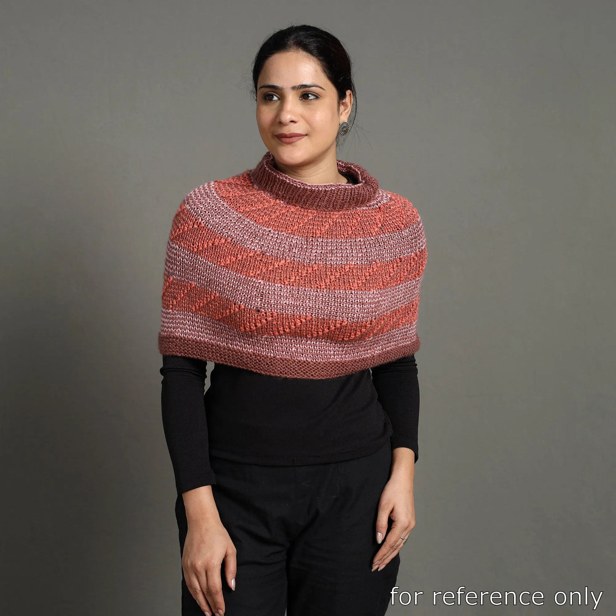 Multicolor - Kumaun Hand Knitted Woolen Cowl 100