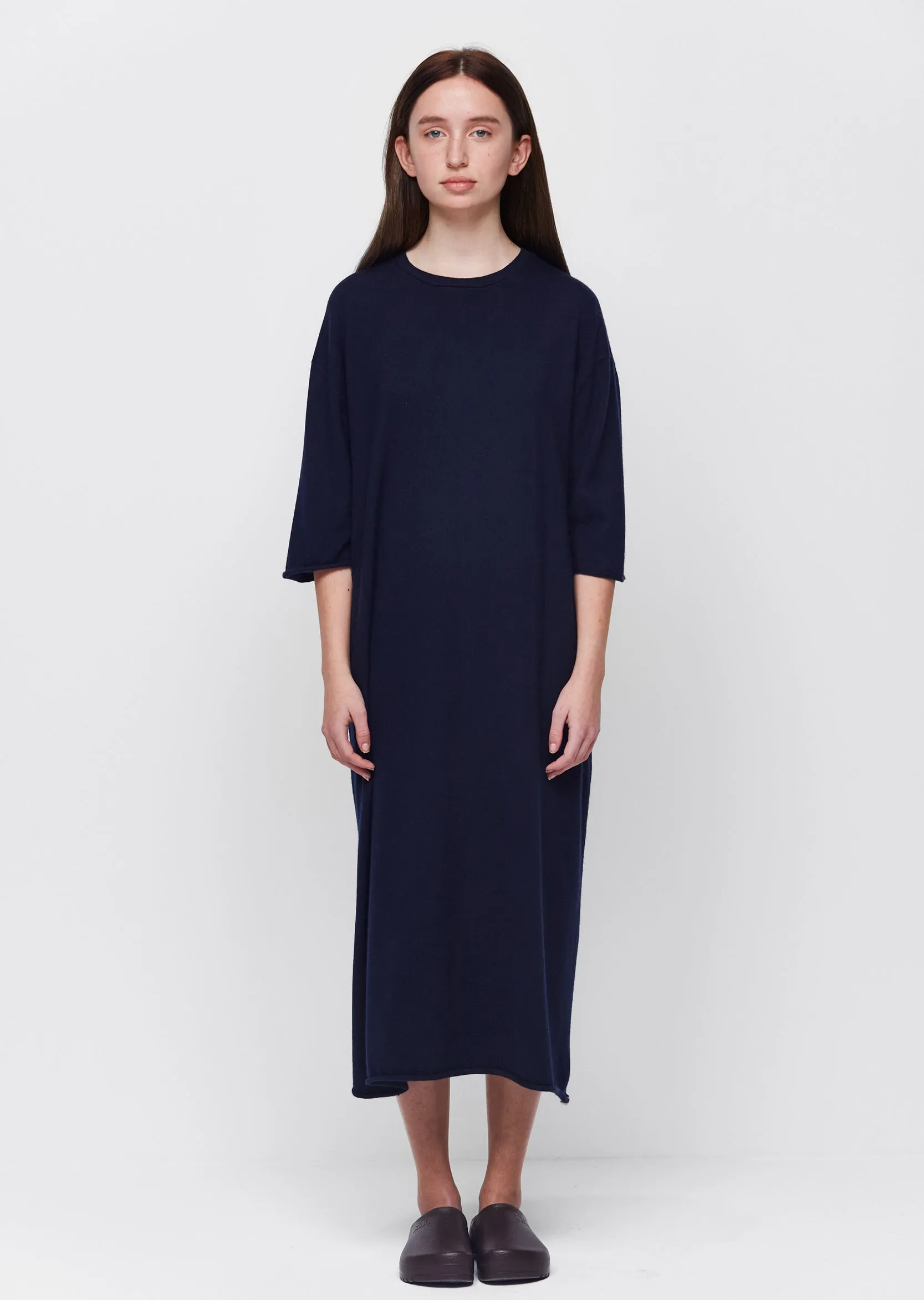 n°238 Kleid Cashmere Dress — Navy