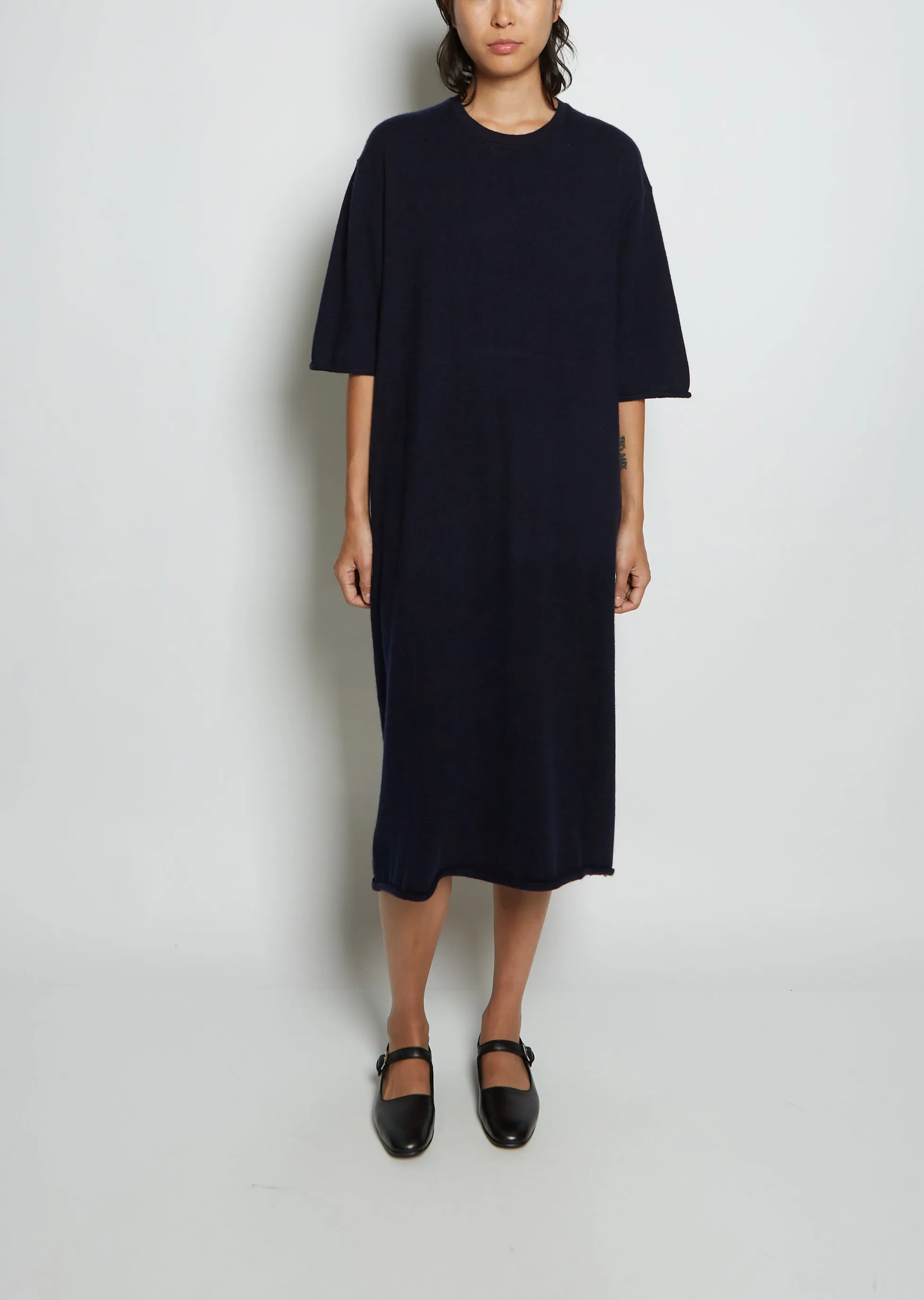 n°238 Kleid Cashmere Dress — Navy