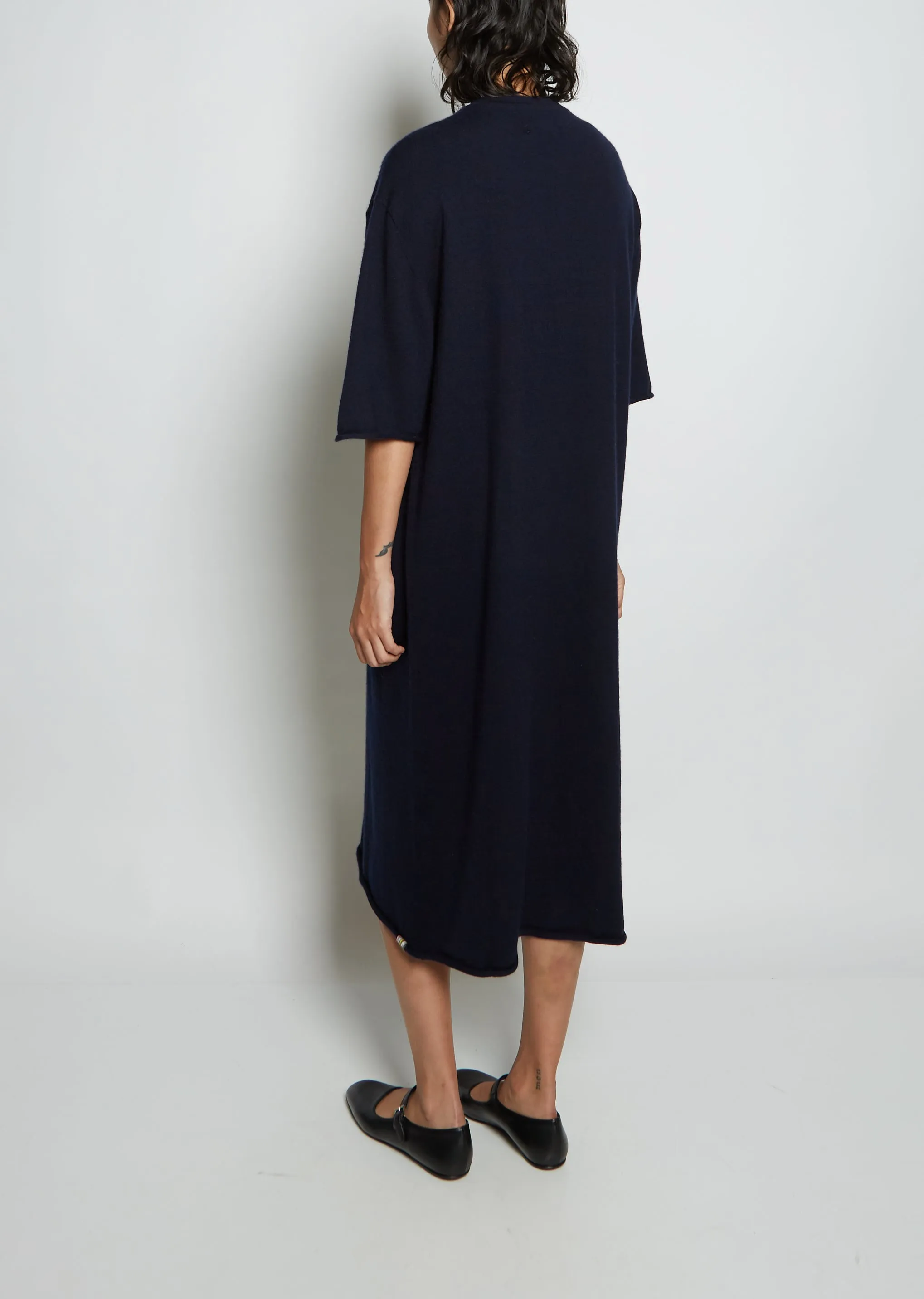 n°238 Kleid Cashmere Dress — Navy