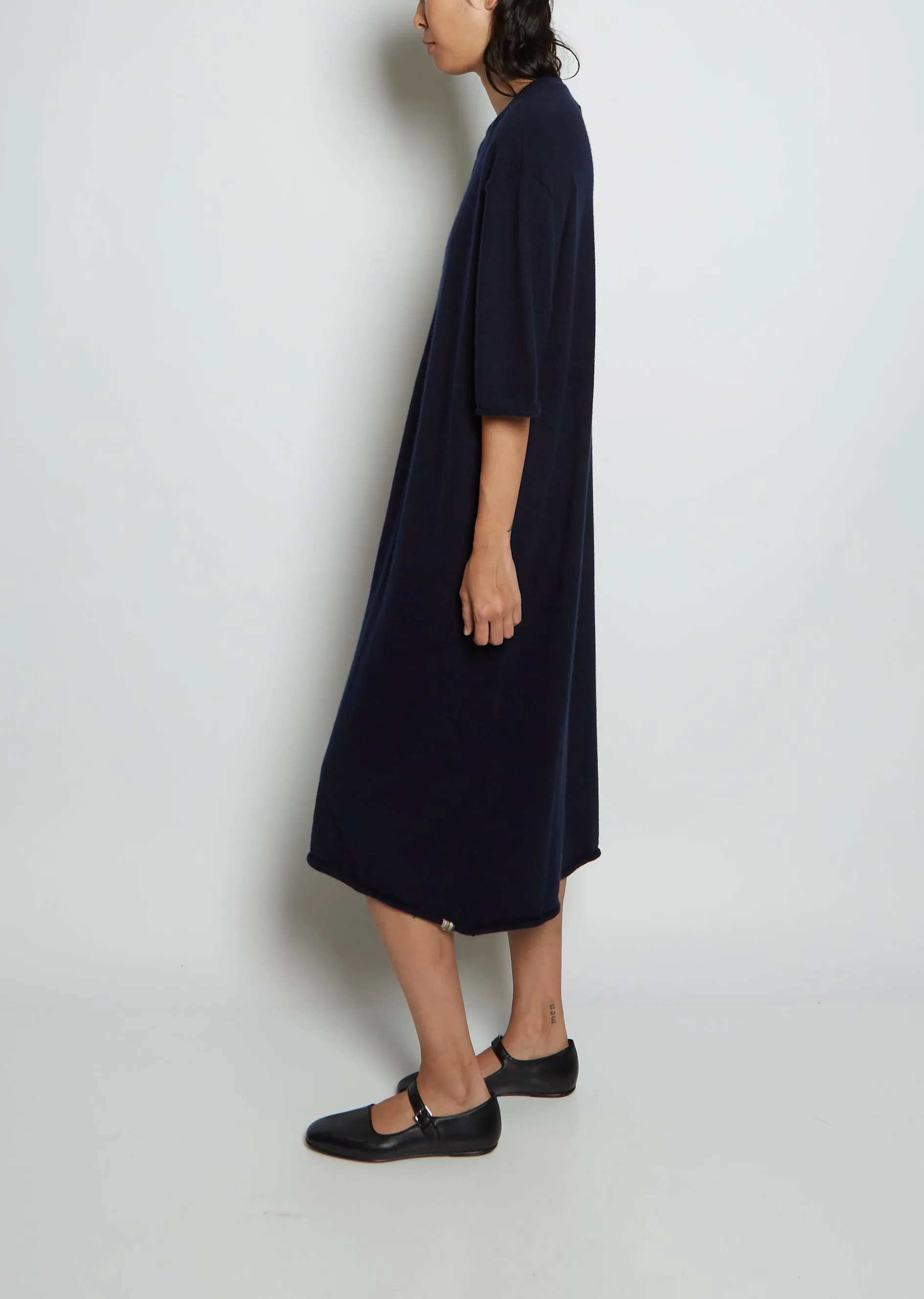 n°238 Kleid Cashmere Dress — Navy