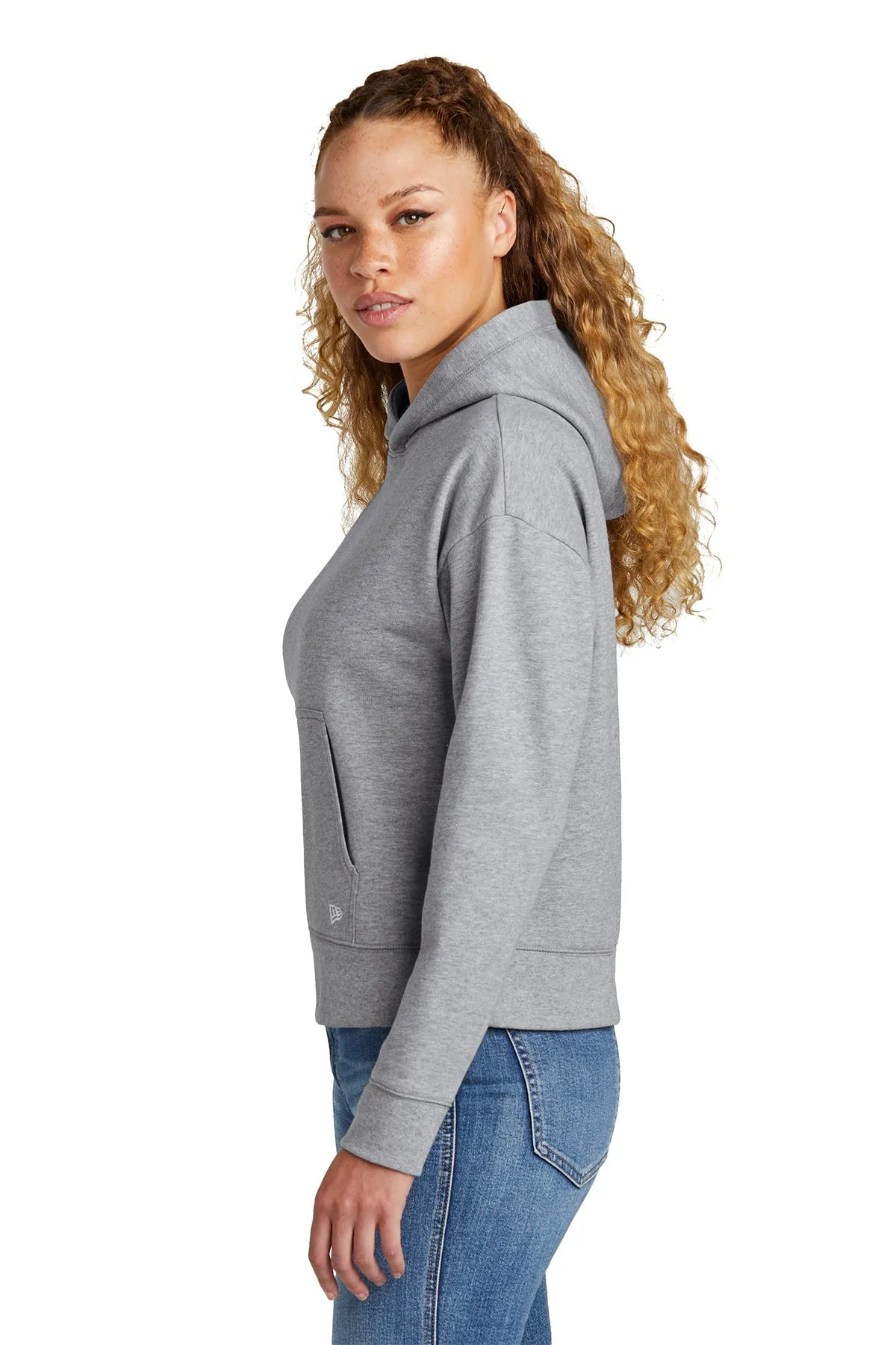 New Era Ladies Comeback Fleece Customized Hoodies, Athletic Heather