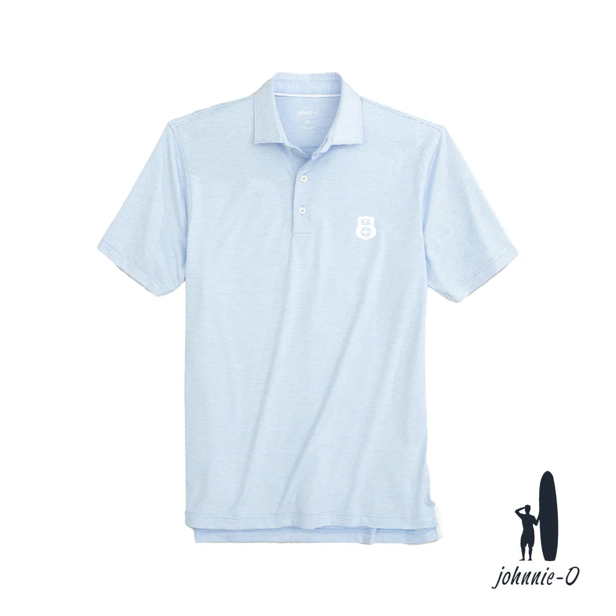 New! Kappa Alpha Johnnie-O Striped Polo