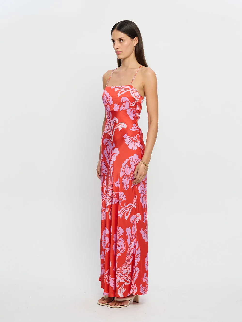 Olina Strappy Maxi Dress