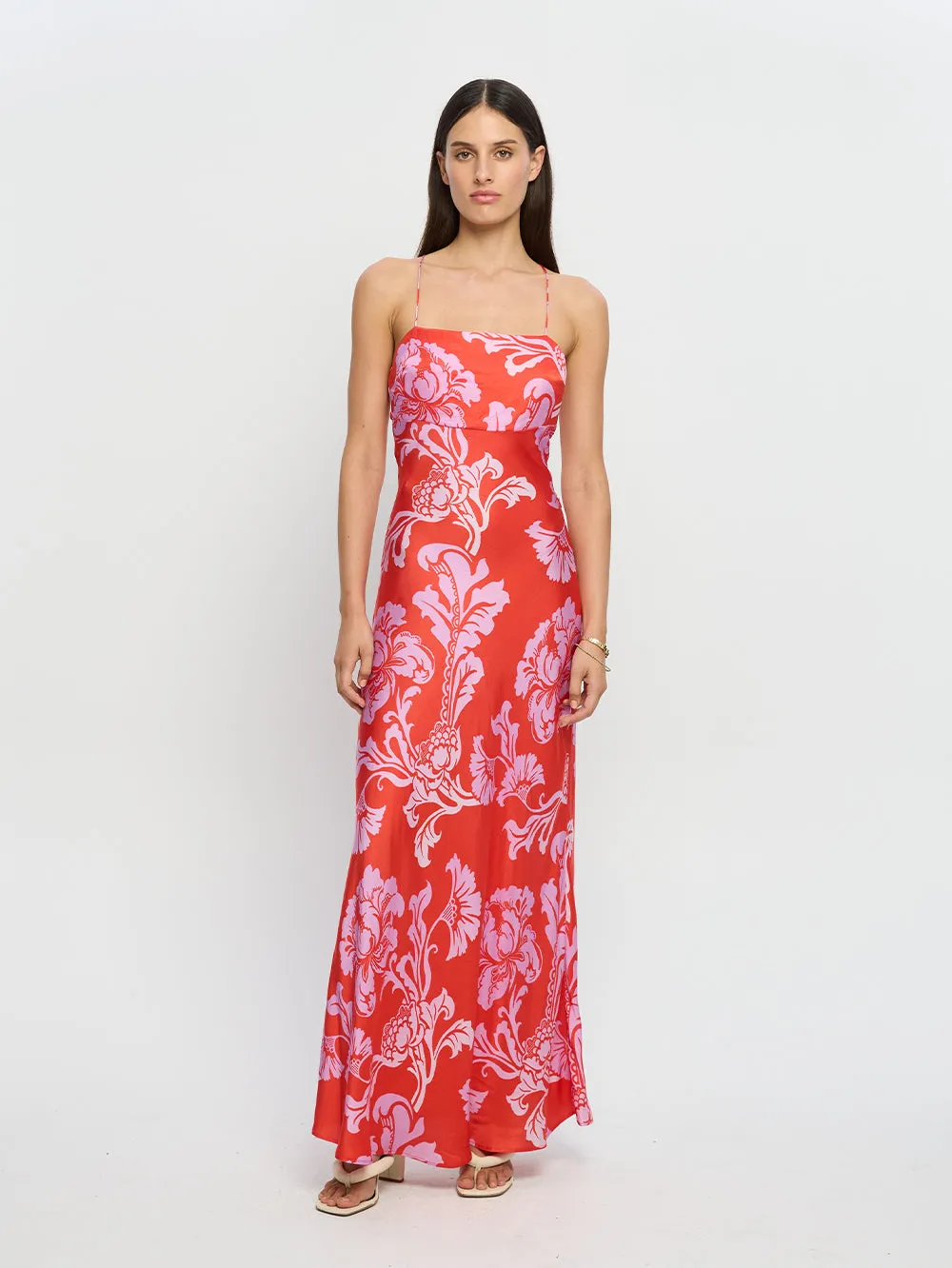 Olina Strappy Maxi Dress