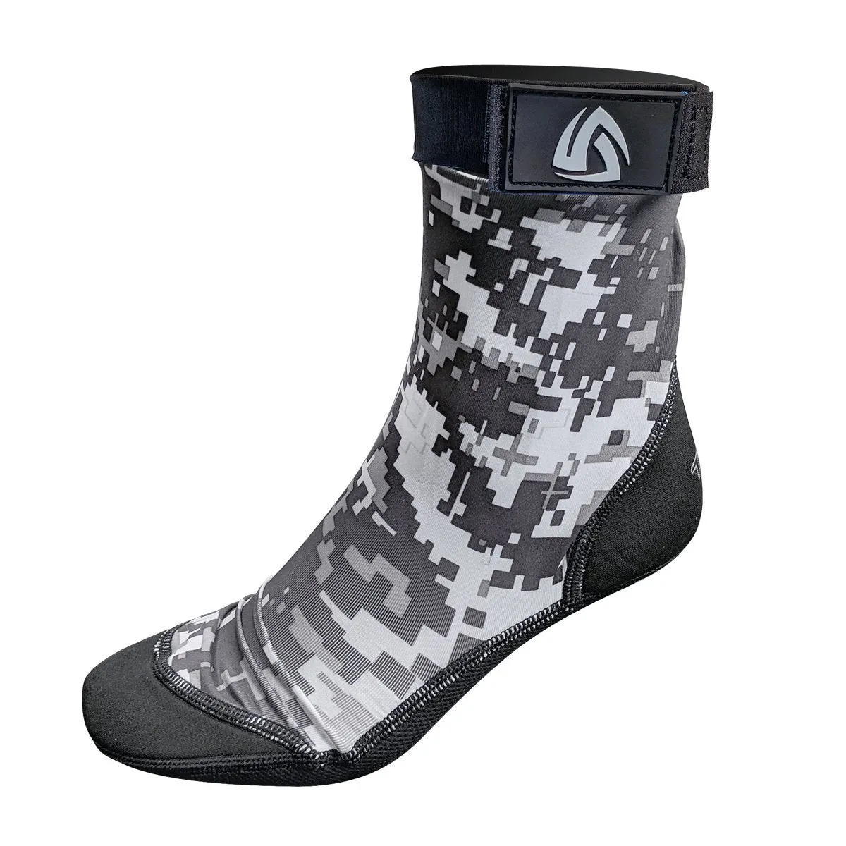 Open Box Tilos 2.5mm Sport Skin Socks (Digital Gray, XL - Size 12-13)