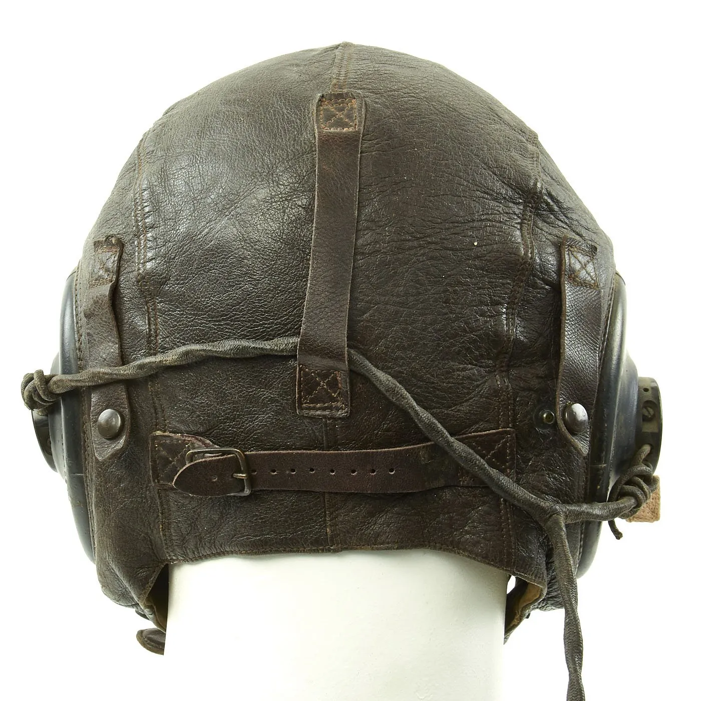 Original U.S. WWII Army Air Forces Aviator A-11 Flight Helmet Set - A-14 Mask, ANB-H-1 Earphones, B-7 Goggles