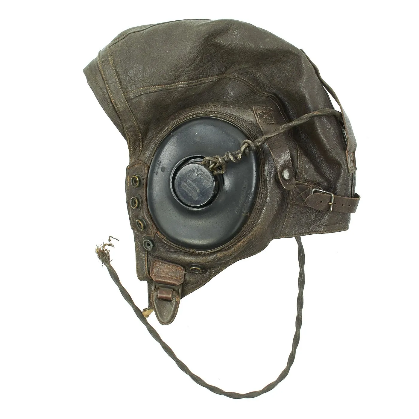 Original U.S. WWII Army Air Forces Aviator A-11 Flight Helmet Set - A-14 Mask, ANB-H-1 Earphones, B-7 Goggles