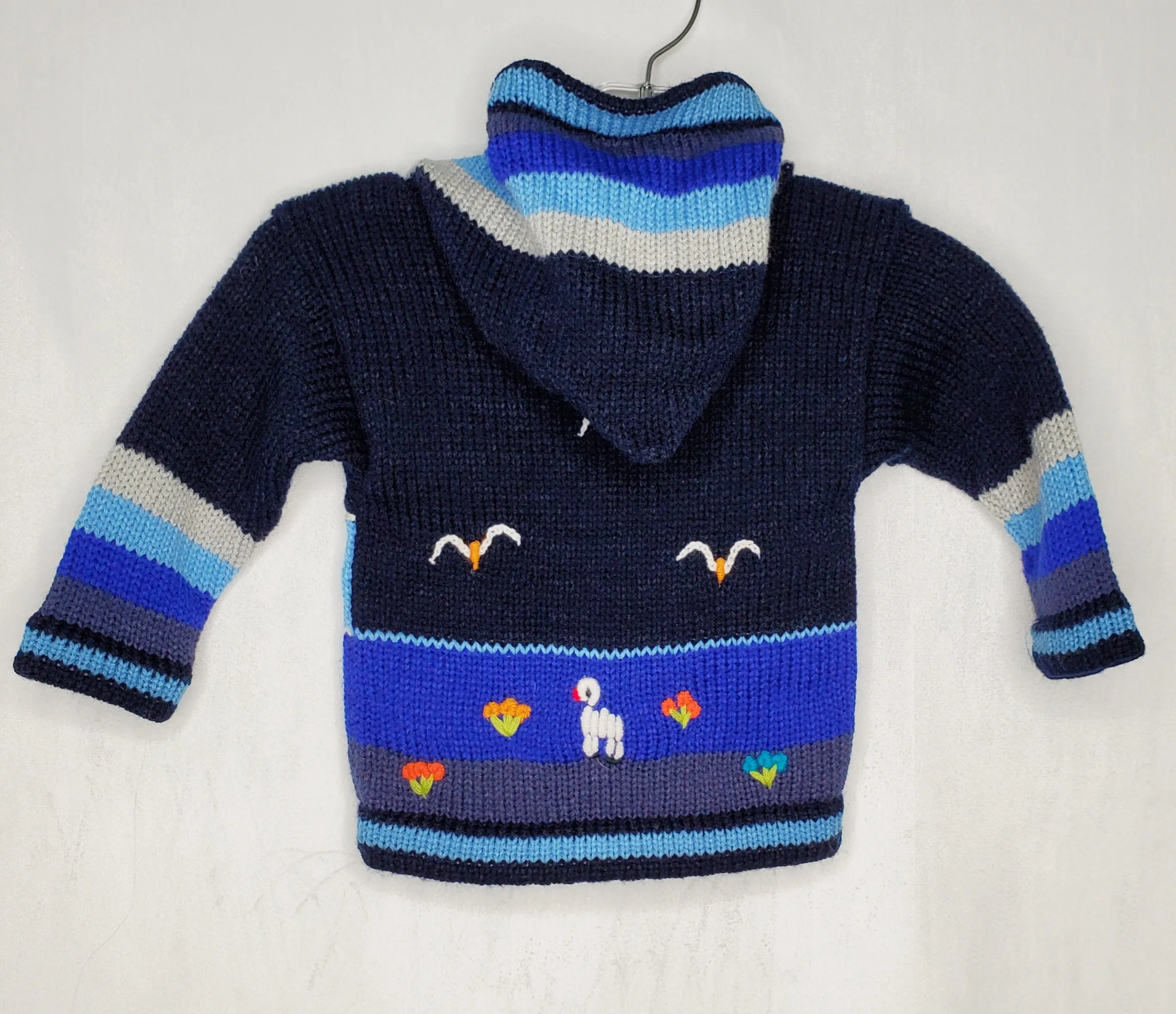 Peruvian Sweater - Navy 0-18m