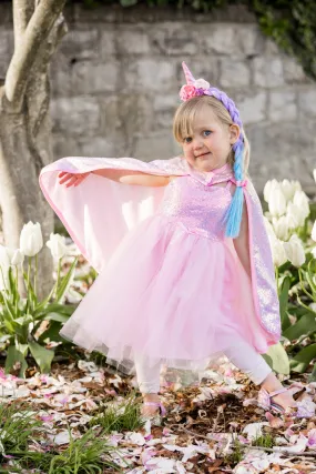 Pink Sequins Cape