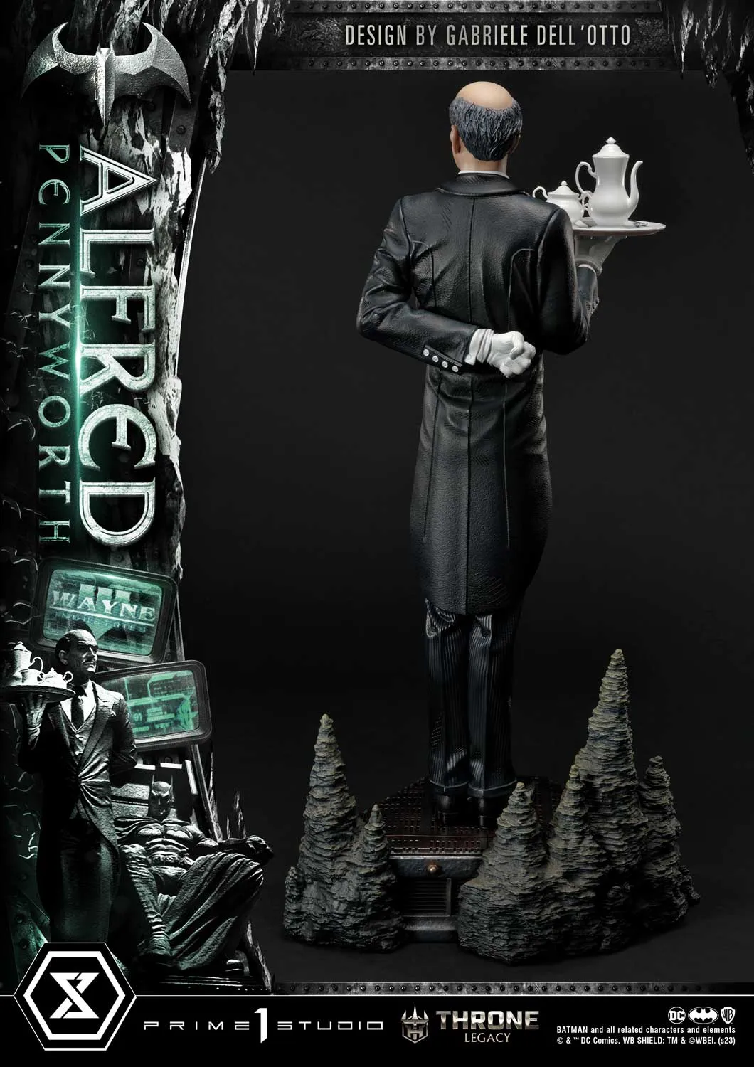 PRE-ORDER: Prime 1 Studio Batman Throne Legacy Alfred Pennyworth Bonus Version Bonus Version