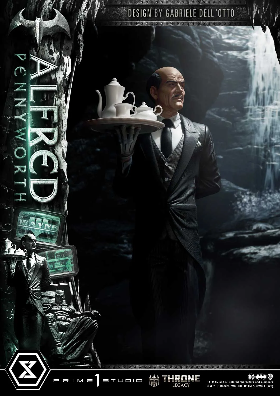 PRE-ORDER: Prime 1 Studio Batman Throne Legacy Alfred Pennyworth Bonus Version Bonus Version