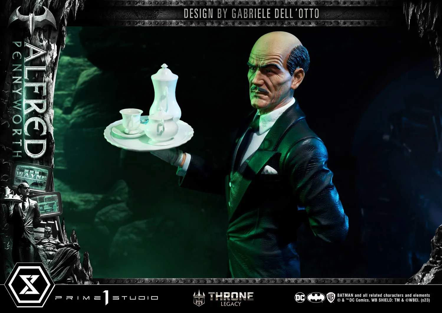 PRE-ORDER: Prime 1 Studio Batman Throne Legacy Alfred Pennyworth Bonus Version Bonus Version