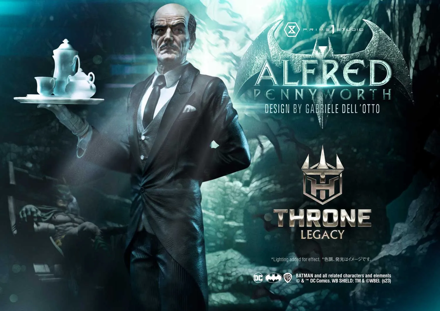 PRE-ORDER: Prime 1 Studio Batman Throne Legacy Alfred Pennyworth Bonus Version Bonus Version