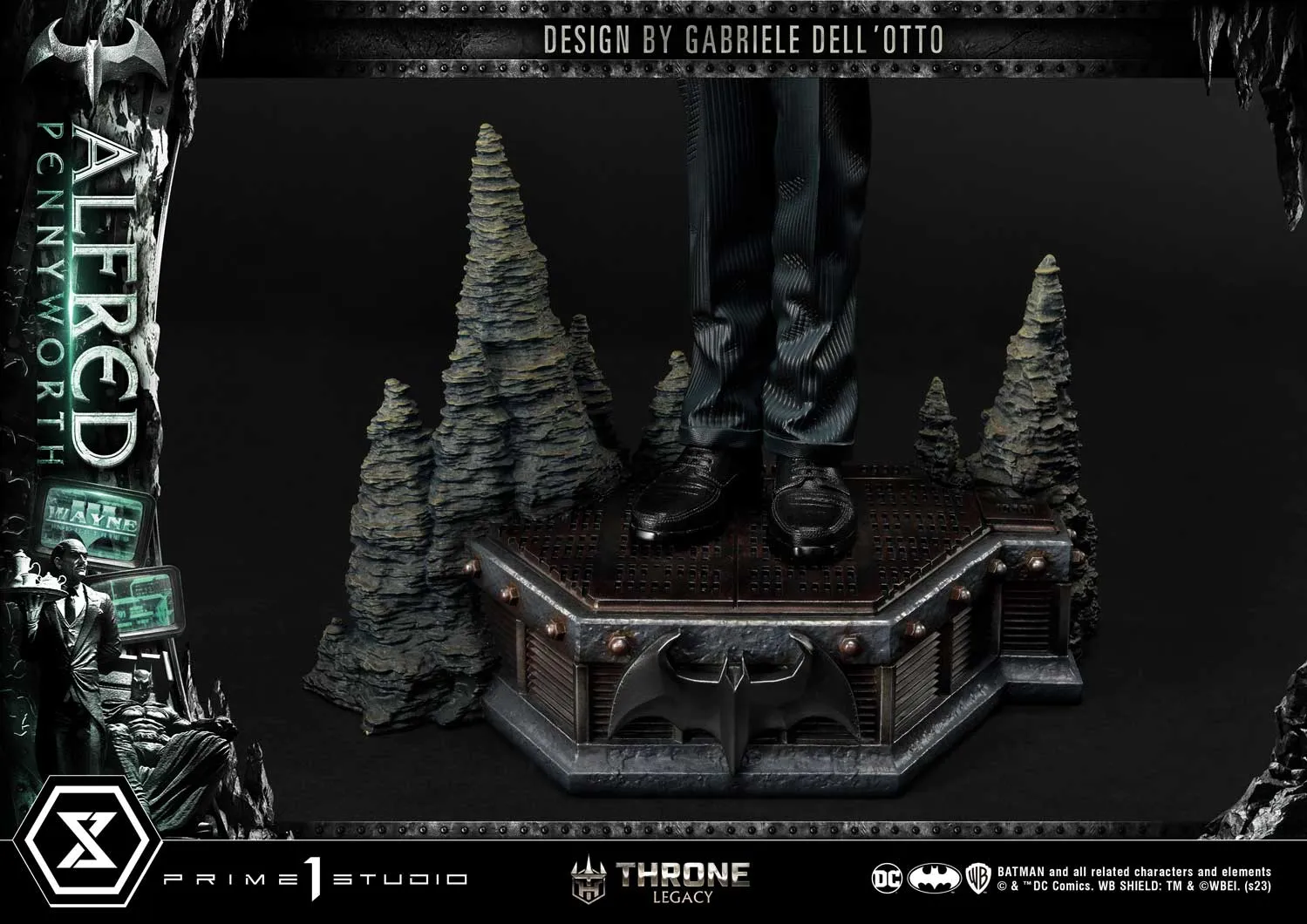 PRE-ORDER: Prime 1 Studio Batman Throne Legacy Alfred Pennyworth Bonus Version Bonus Version