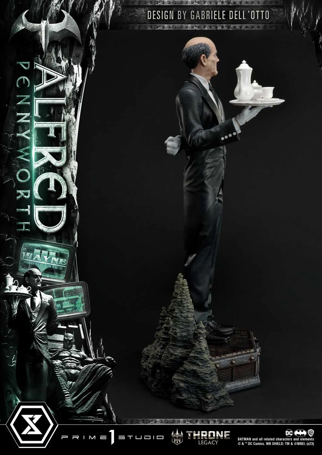 PRE-ORDER: Prime 1 Studio Batman Throne Legacy Alfred Pennyworth Bonus Version Bonus Version