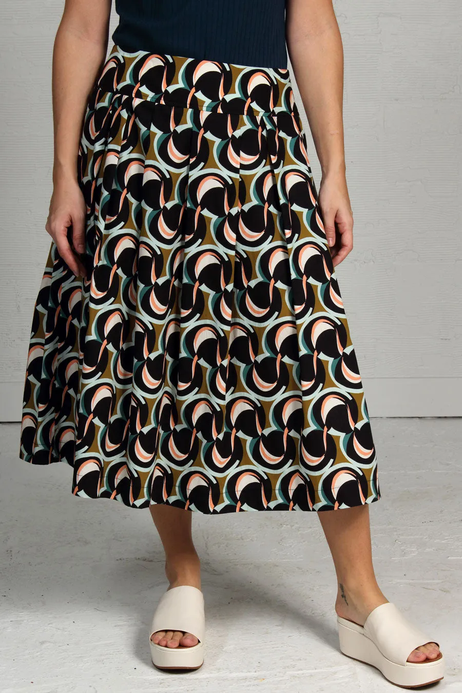 Printed Cotton Rene Skirt - last size - xsm!