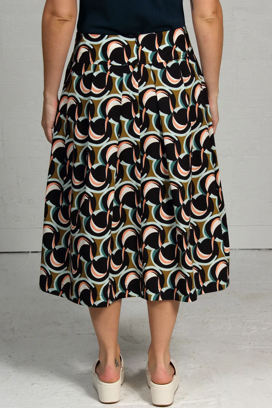 Printed Cotton Rene Skirt - last size - xsm!