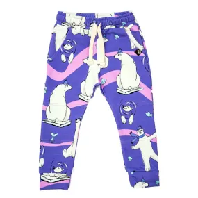 Purple Polar Bear Sweatpants