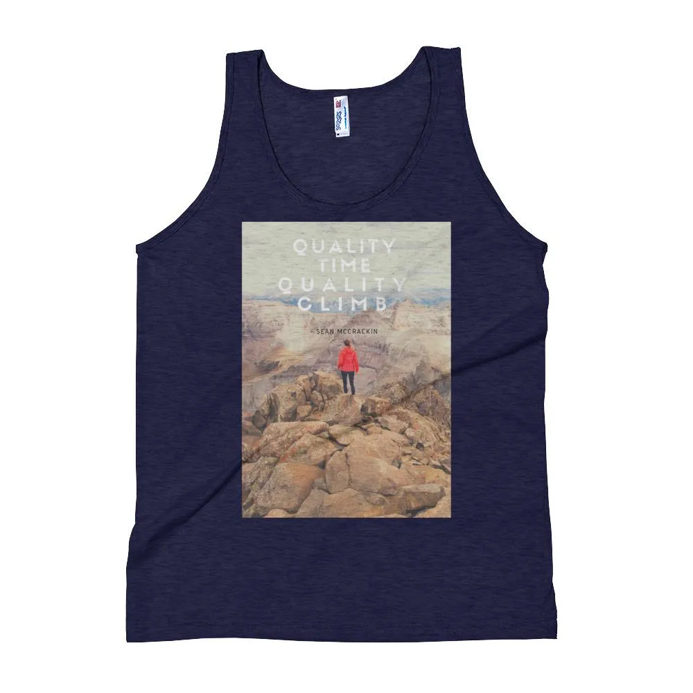 Quality Time, Quality Climb Unisex Tank Top