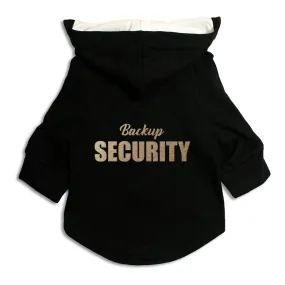 "Backup Security" Foil Edition Dog Hoodie Jacket