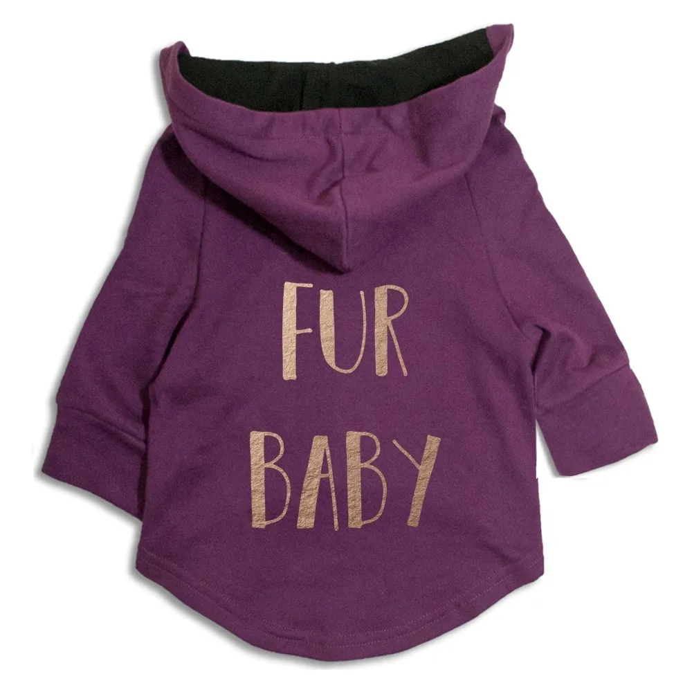 "Fur Baby" Foil Edition Dog Hoodie Jacket