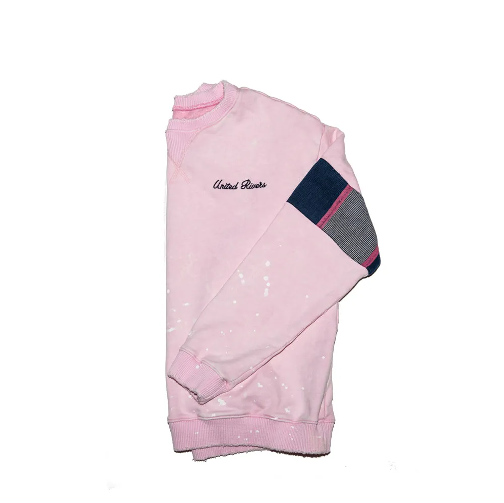 RED RIVER CREWNECK SWEATER (Pastel Pink)