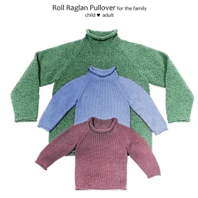 Roll Neck Raglan Sweater