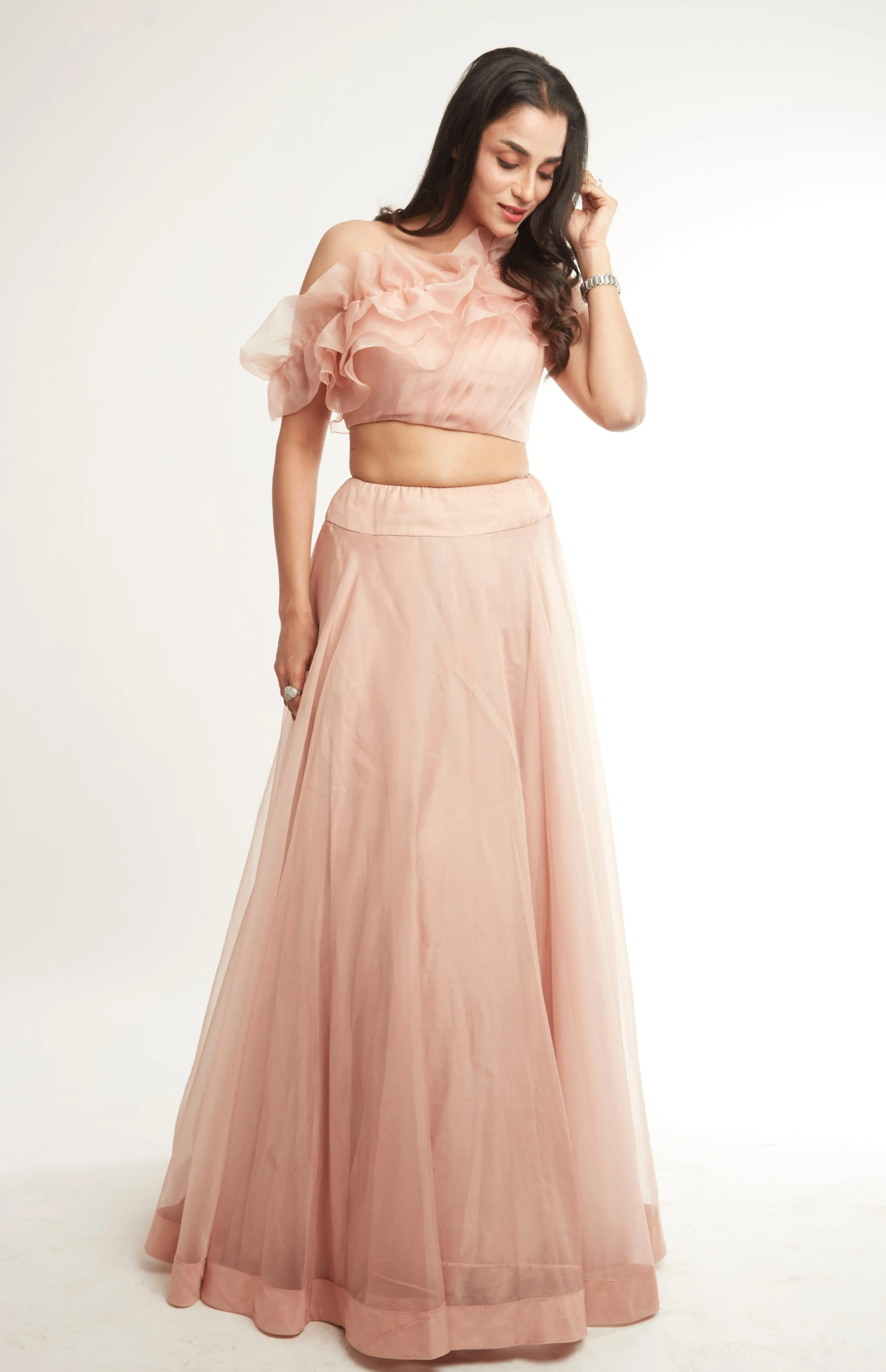 Rosebud Flared Skirt