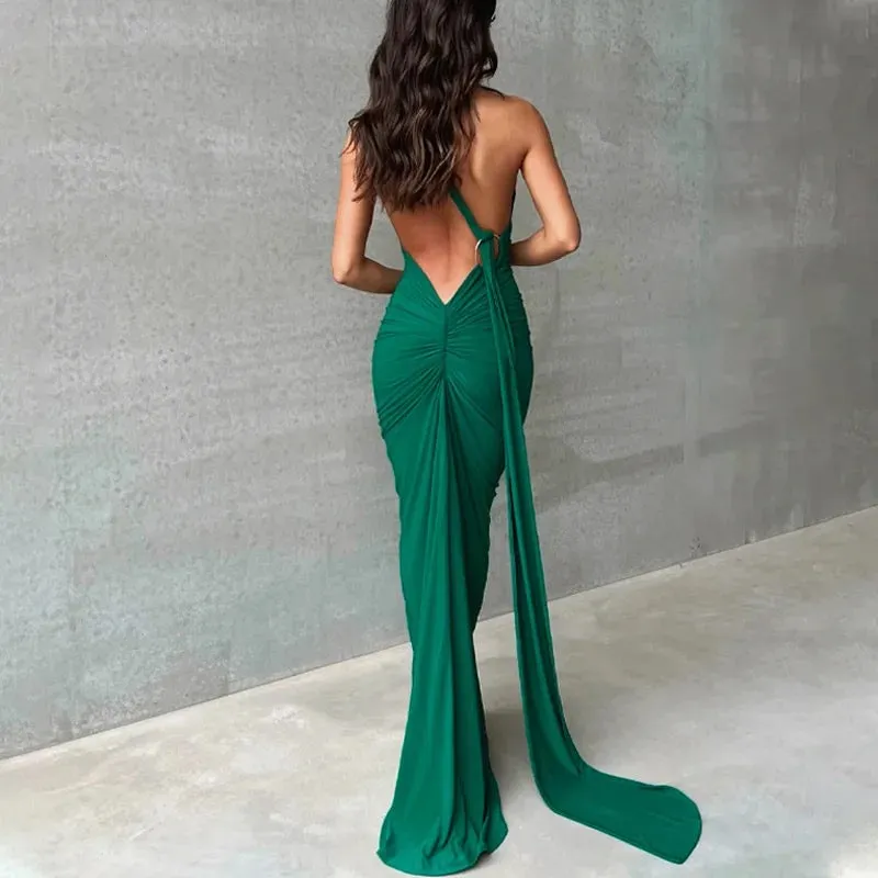 Ruby Statement  Backless Maxi Dress