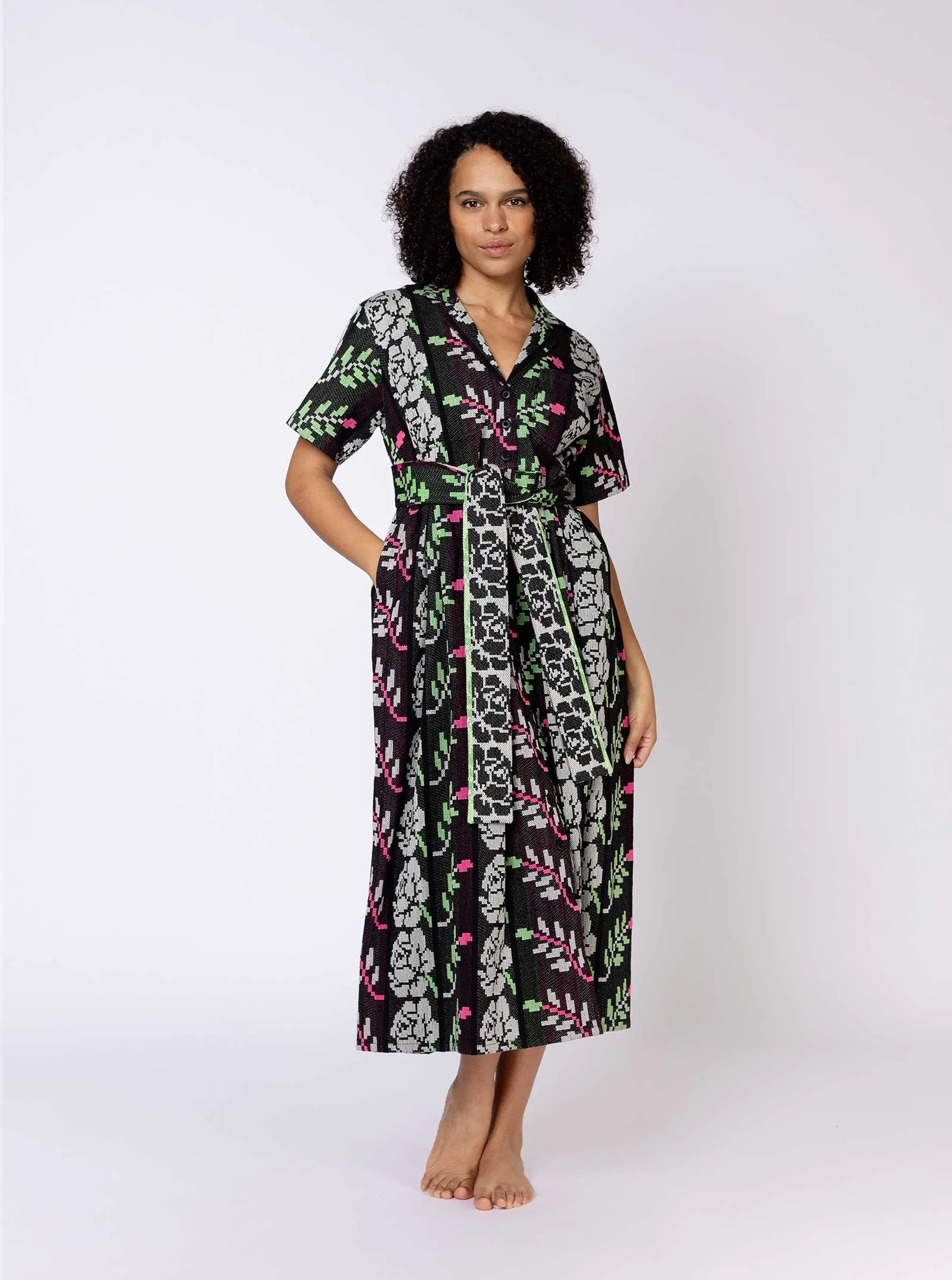 sabine dress | winter 24 | needlepoint