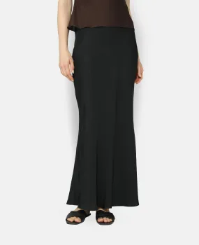 Silk Bias Cut Maxi Skirt