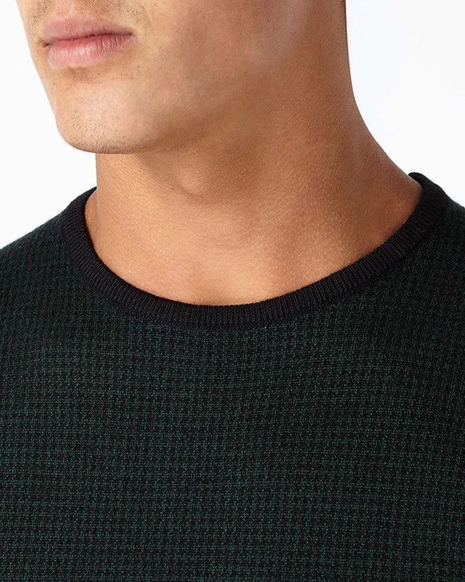 Slim Fit Merino Wool-Blend Crew Neck Sweater