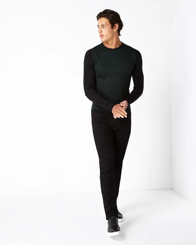 Slim Fit Merino Wool-Blend Crew Neck Sweater