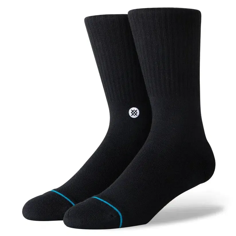 Stance Icon Crew Sock 3 Pack Black