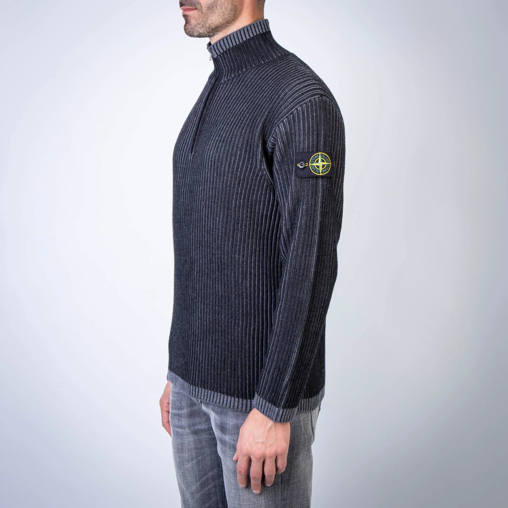 STONE ISLAND SWEATER 8115516C1 V0M65 GREY