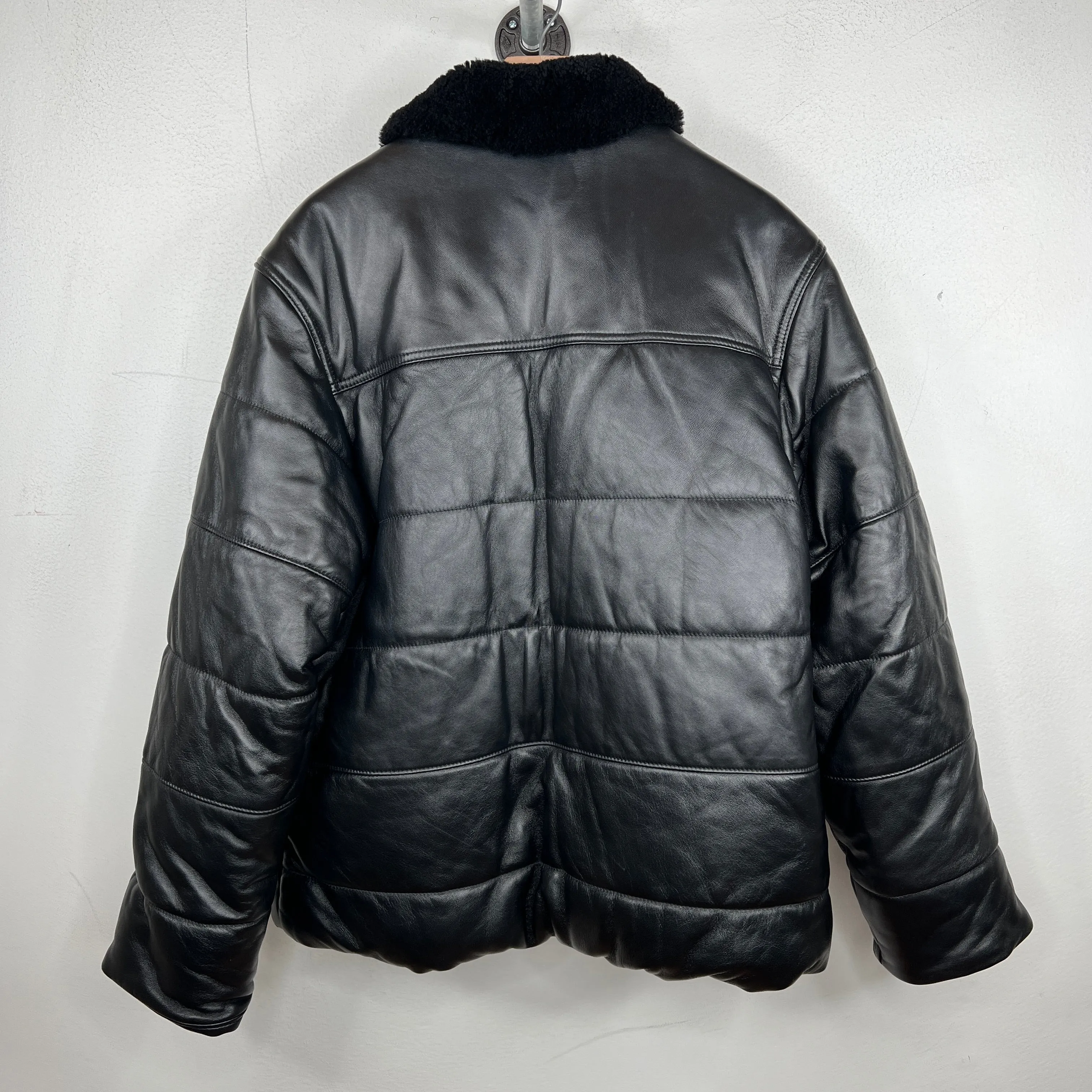 Supreme Schott Shearling Collar Leather Jacket