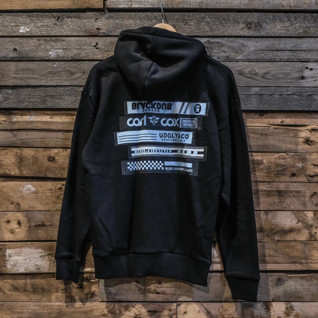 Tape Zip-Hoodie