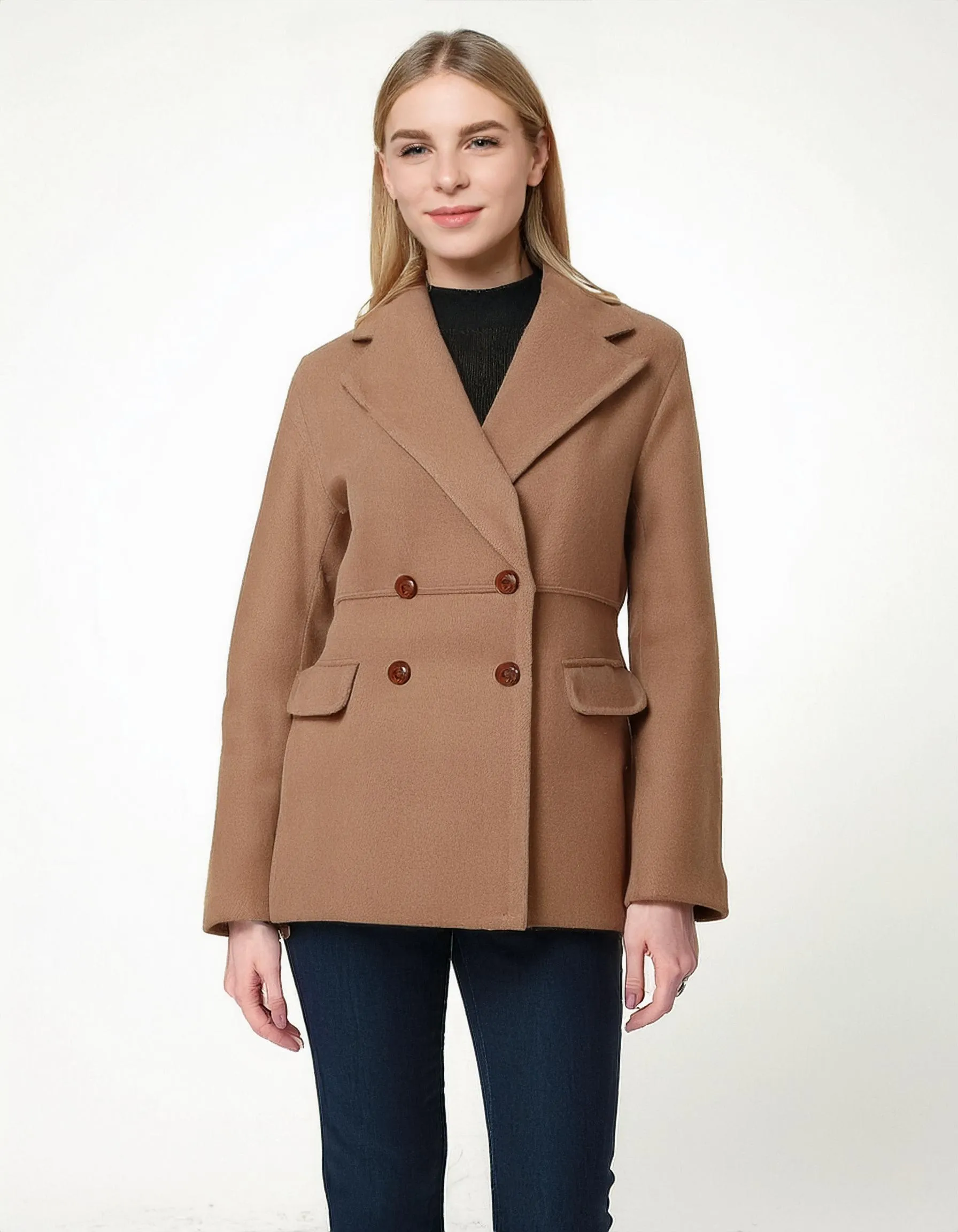 Tawny Tan Peacoat