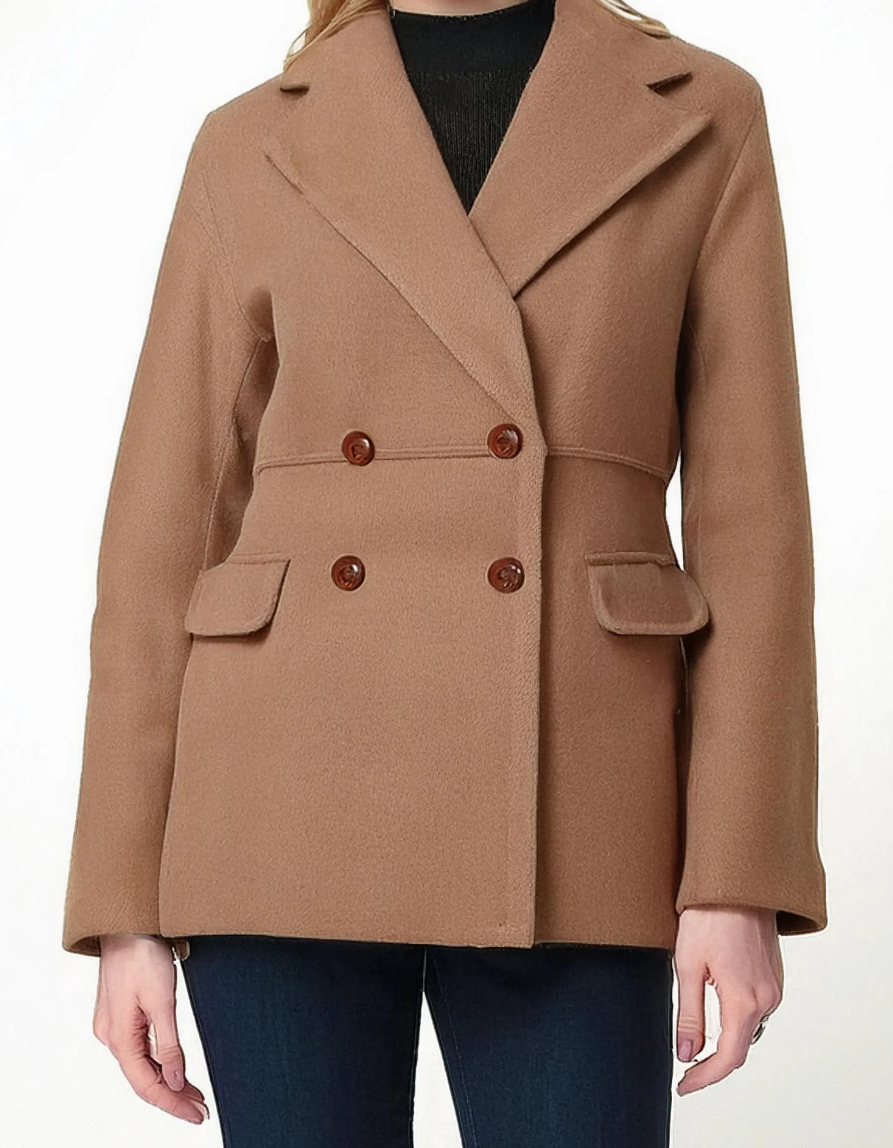 Tawny Tan Peacoat