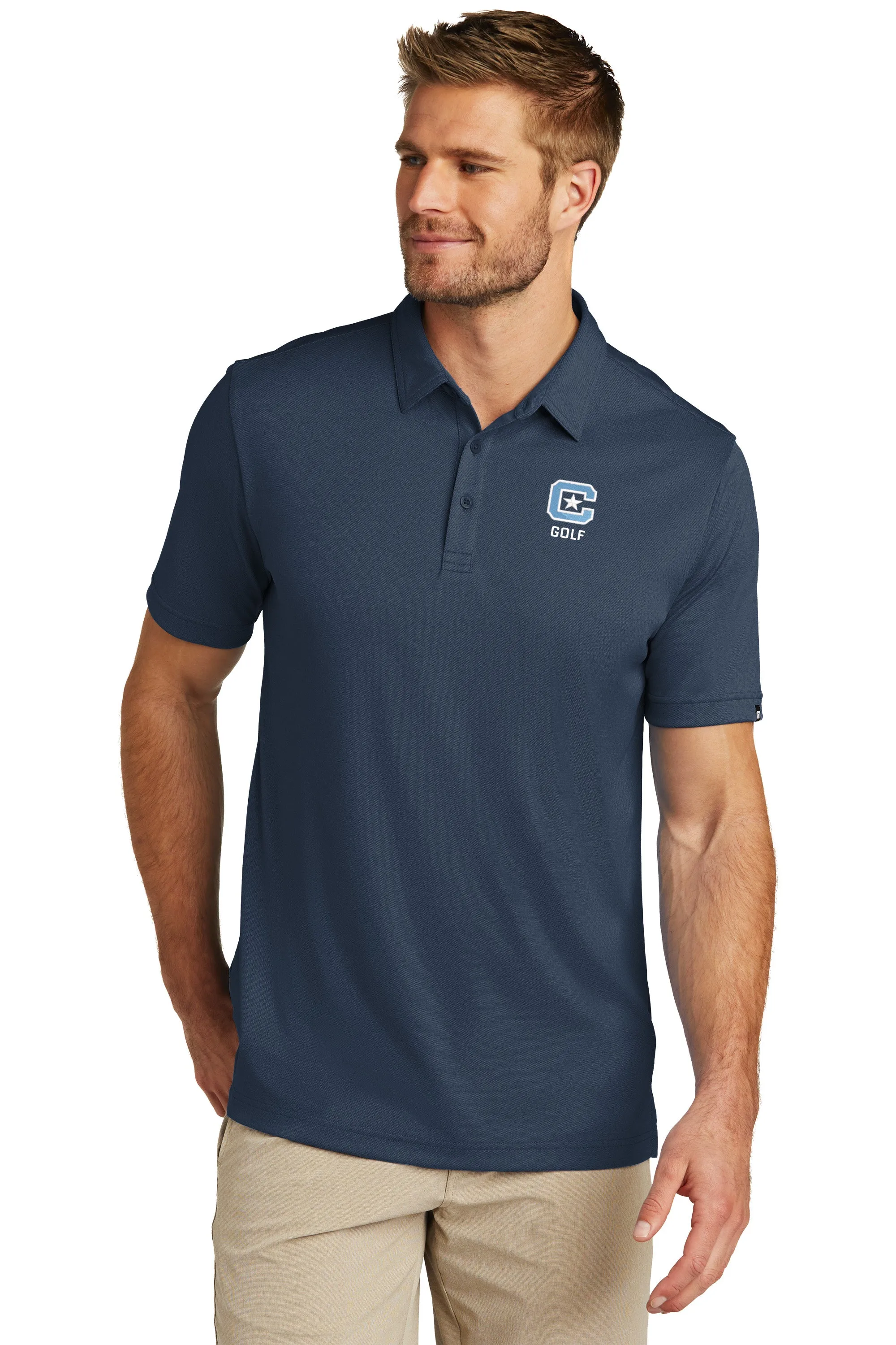 The Citadel, C Star, Club Sport - Men's Golf, TravisMathew Performance Polo Shirt