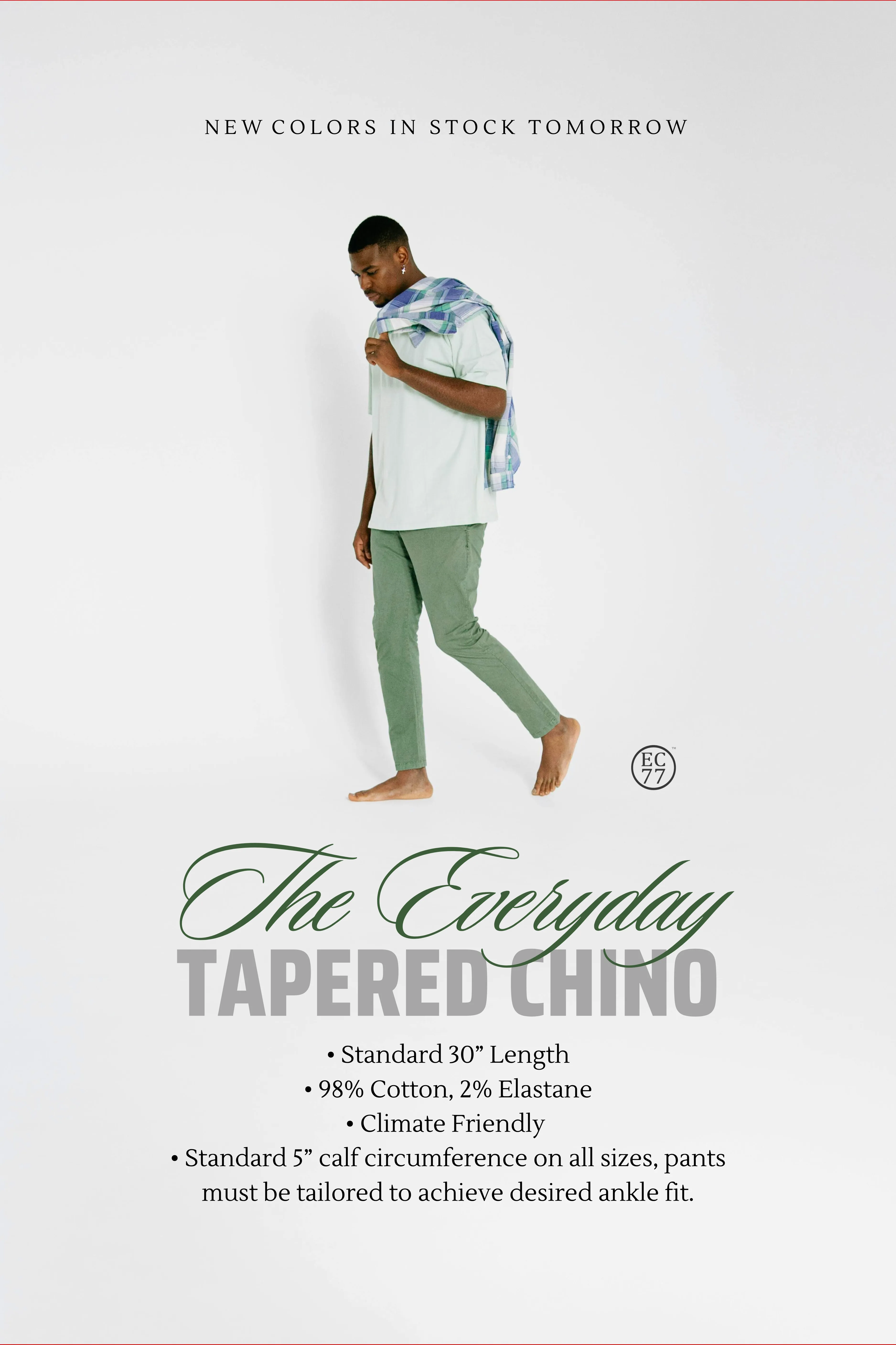 The Everyday Tapered Chino Pant