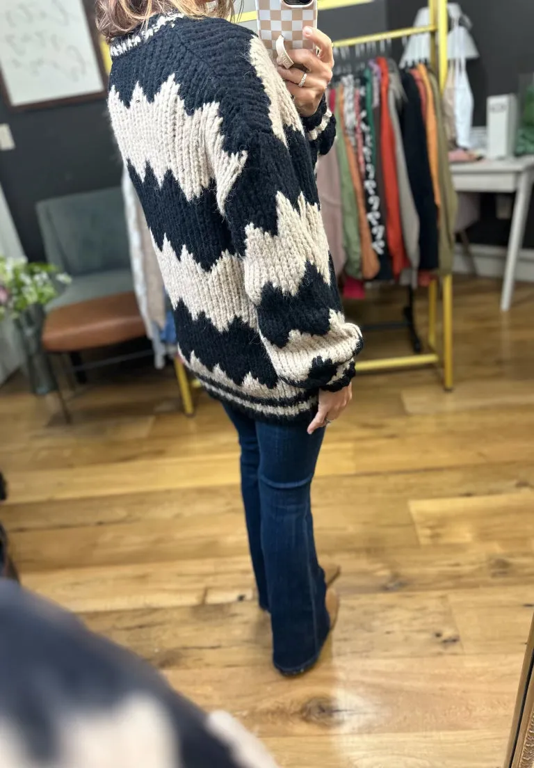 The Marcia Zig-Zag Stitch Sweater